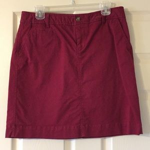 Old Navy Maroon Pencil Skirt